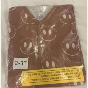 NEW 2T-3T Forever French Long Sleeve Bamboo Pjs